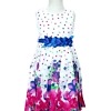 Baby girl floral dress colorful flower print stylish comfortable party wear