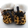 Yellow and brown warm shoes for baby girls, cute and stylish for winter gifting or festivals