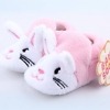 Pink and white warm shoes for baby girls, stylish and comfortable for winter events or gifting