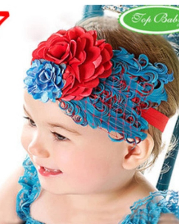 Beautiful floral hairband for girls, stylish birthday or festival accessory