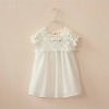 Classy white princess summer party dress, cute toddler outfit