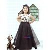 Black & white designer Indian dress for kids, festive & cute