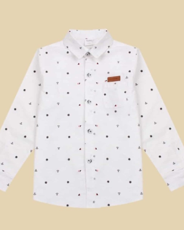 White formal shirt for little boys special occasions