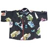 Black cotton printed shirt for baby boy stylish look