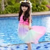 Pink shaded party dress for infant girls, festive and cute