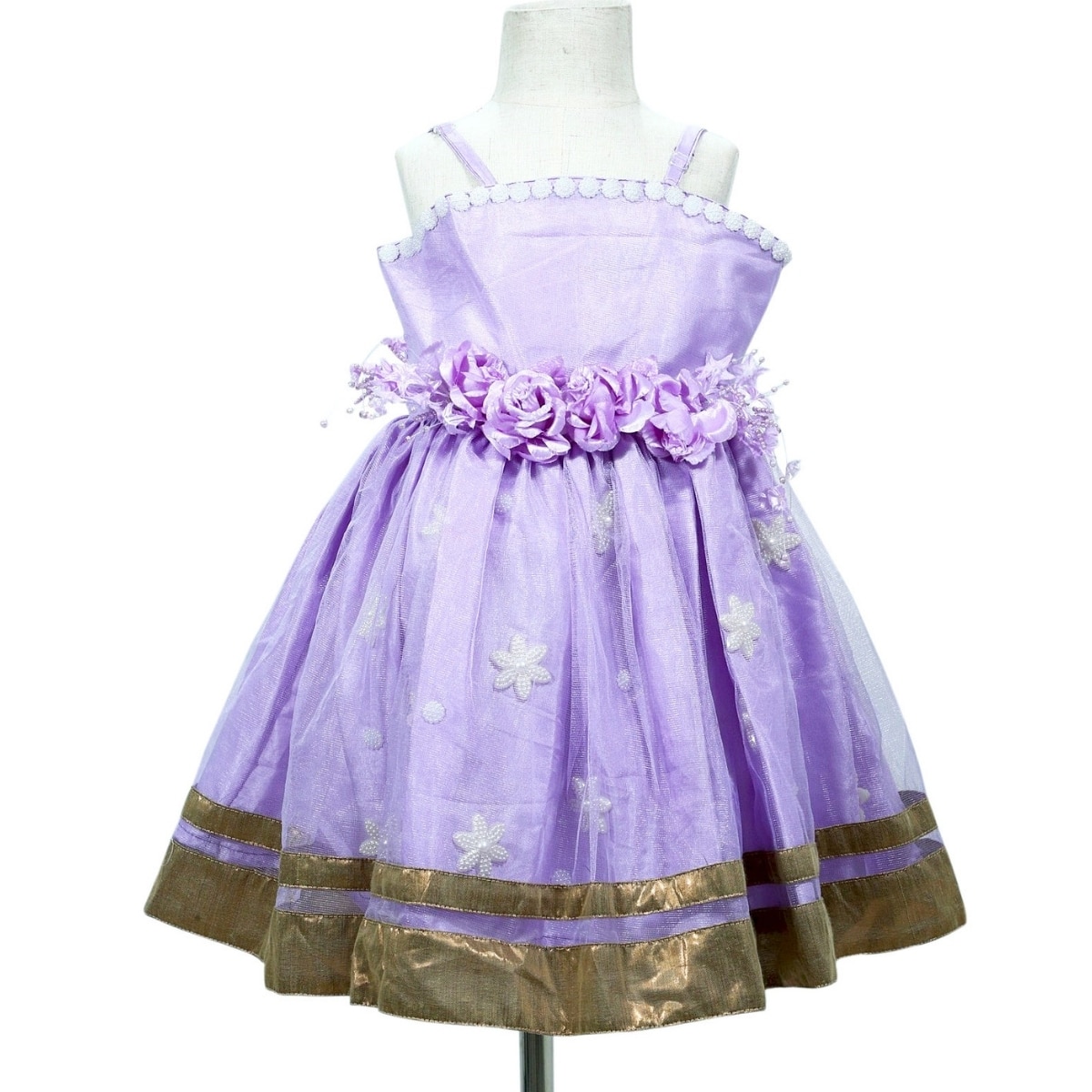 Lavender frock for Indian children, cute and elegant for parties