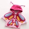 Butterfly cape style winter coat for girl, stylish and cozy for gifting or festive occasions
