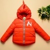 Kids down woolen jacket, blue, winter wedding & comfortable