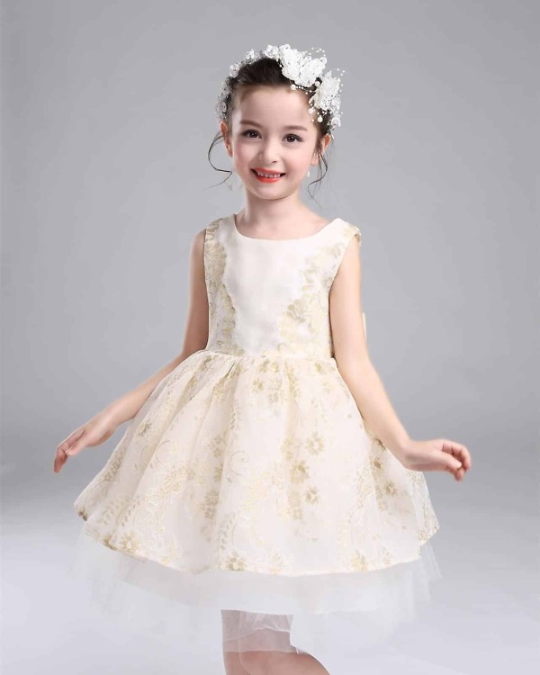 Princess flower girl dress, elegant and stylish for celebrations