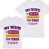 Father son baby tshirt white personalized print comfortable special occasion wear