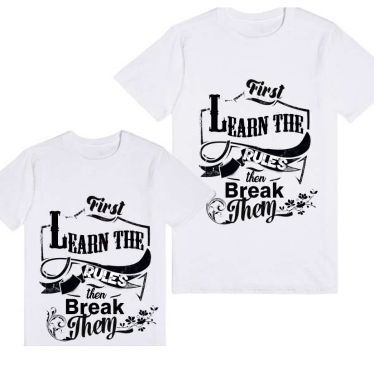 Kids motivational tshirt white text design stylish comfortable special occasion wear