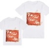 Kids sibling tshirt little brother sister white text design comfortable special occasion wear