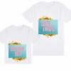 Baby sibling tshirt roomies print white design comfortable special occasion wear