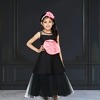 Designer black gown for flower girl suitable for wedding function and formal party occasions