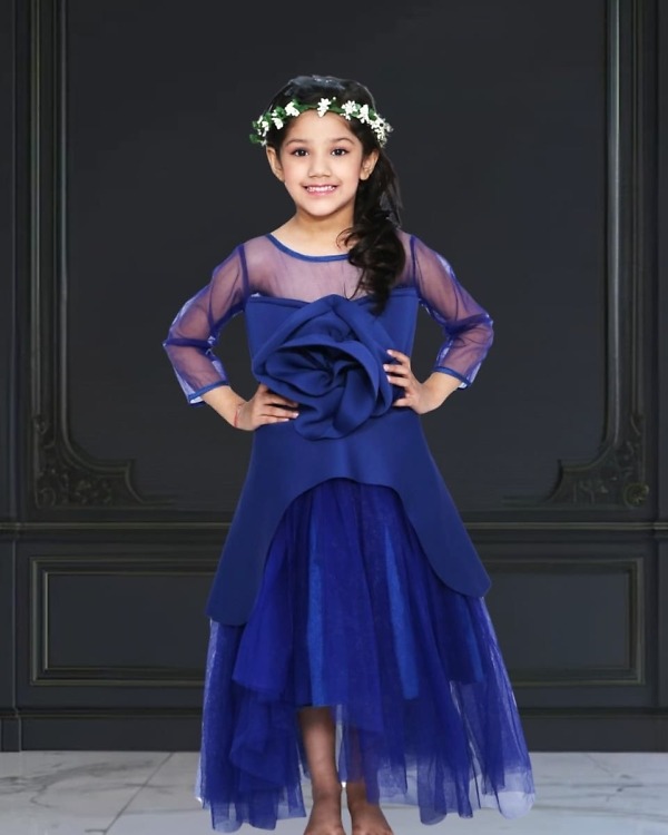 Junior girl wedding dress, elegant design, stylish and cute for events