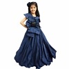 Navy blue princess ball gown for girls, stylish birthday party wear, cute gift