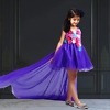 Baby girl princess flower girl dress white long train elegant wedding occasion outfit stylish