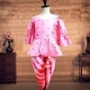 Baby girl Indo-western peplum top, cute party outfit