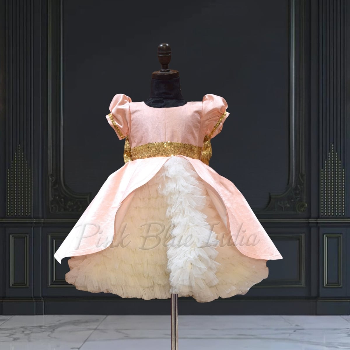 Designer kids birthday dress stylish party wear comfortable celebration outfit gift