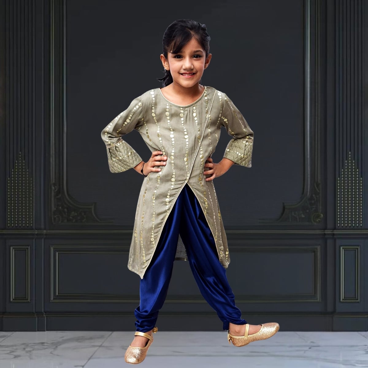 Ethnic jacket kurta dhoti, kids boy, wedding or festival, stylish and traditional