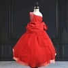 Baby girl one shoulder party gown elegant design stylish comfortable birthday wear