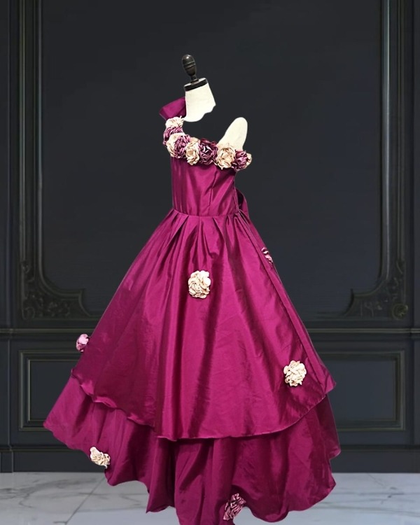 Indian birthday party dress, kid girl festive outfit, cute and stylish