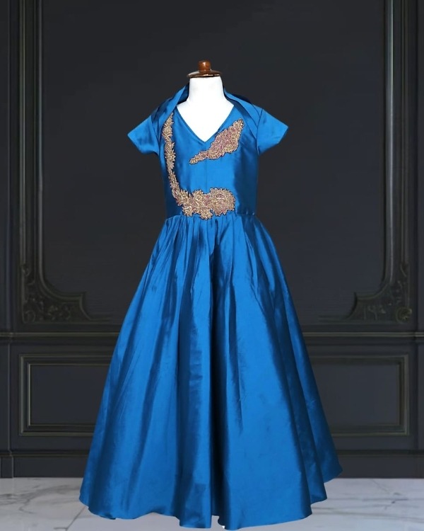 Indian wedding party dress, baby girl festive outfit, stylish and cute