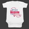 First valentines day onesie for baby cute festive celebration wear