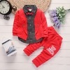 Little boy wedding outfit, white & gold, stylish & cute