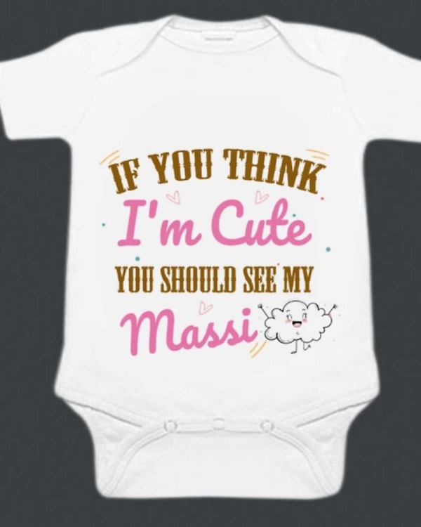 Funny white onesie for newborns, cute birthday or gifting outfit