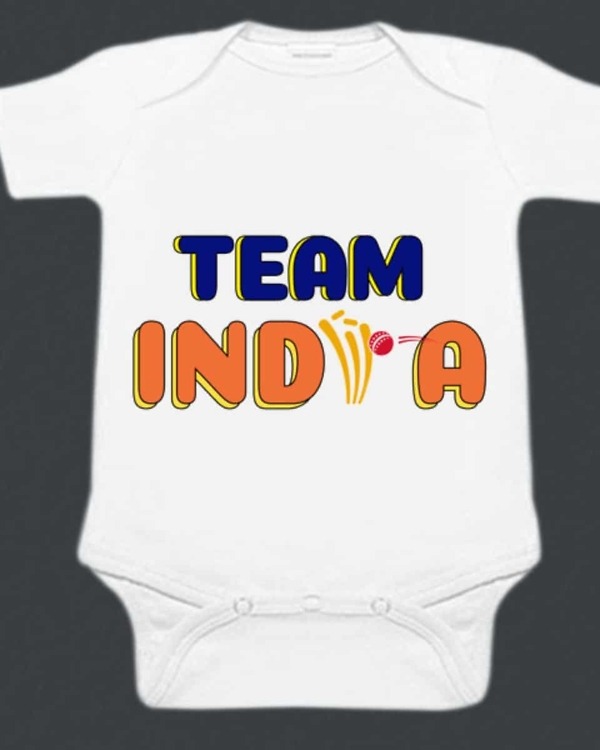 Personalized Team India baby onesie, infant, birthday or festive, cute gift