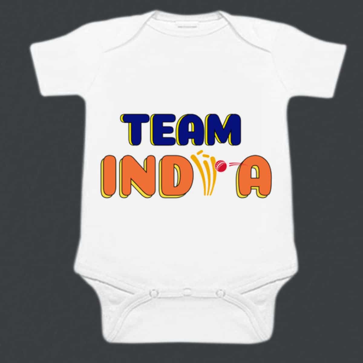 Personalized Team India baby onesie, infant, birthday or festive, cute gift