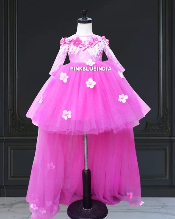 High low dress for girls stylish birthday party wear outfit