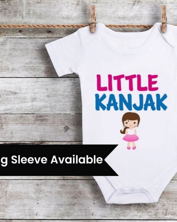 Little Kanjak onesie for babies, cute and playful for gifting or festive occasions