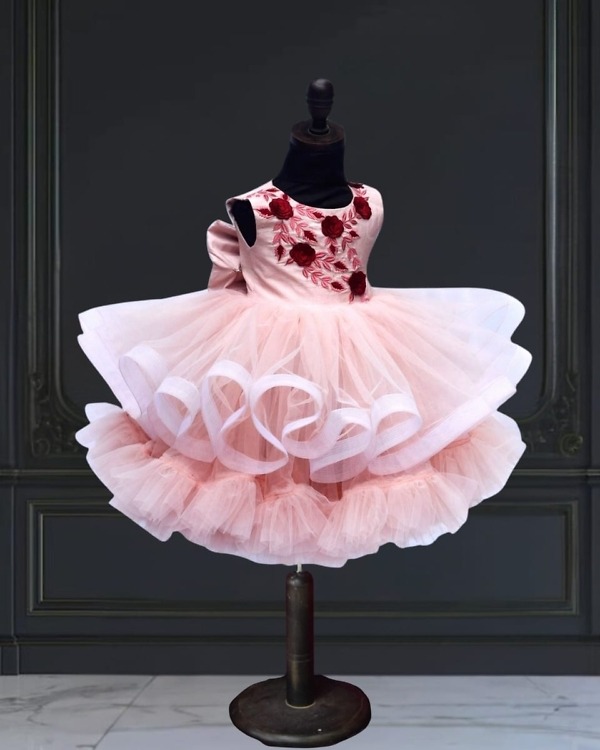 Luxury baby girl first birthday outfit, infant, birthday party, elegant and cute