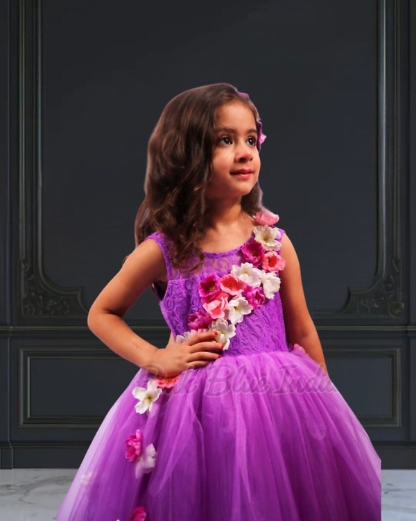 Designer baby girl birthday outfit suitable for cake smash party and family celebration