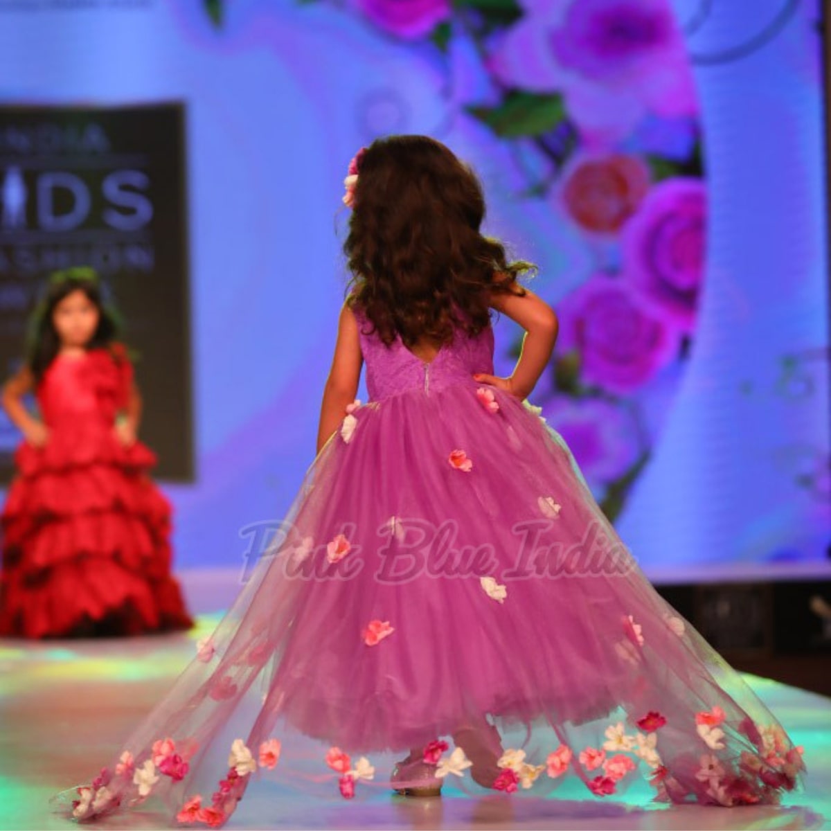 Cute birthday party dress for baby girl designed for celebration photoshoot and special day