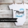 Custom baby onesie for Mausi wedding, cute and gift-ready