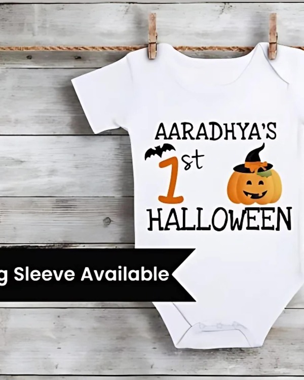 My first Halloween baby girl onesie ideal for festive photoshoot celebration and cute look