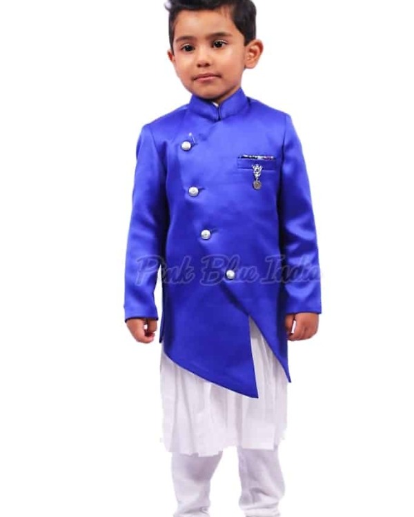 Baby boys kurta pajama, cross button style, wedding & stylish