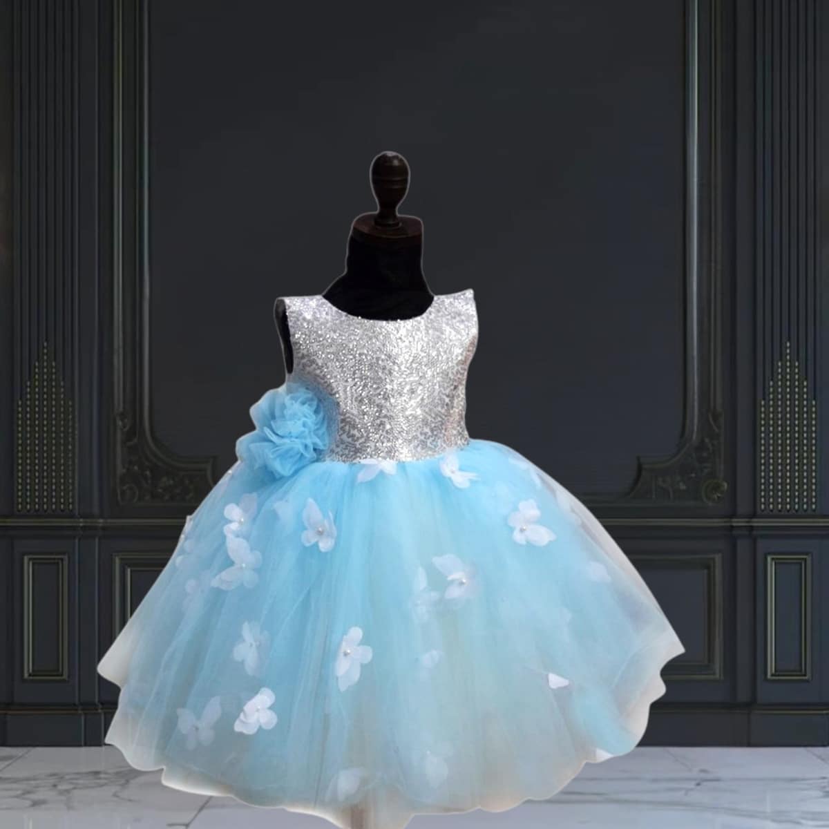 Princess party wear frock, toddler girl, birthday or festive, cute and stylish