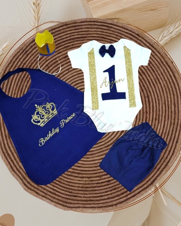 Cake smash outfit for baby boy cute birthday party wear