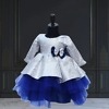 Designer party wear frock for baby girl stylish birthday celebration outfit