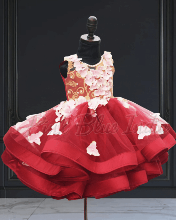 Indian birthday gown for baby girl, elegant and comfortable outfit for celebration