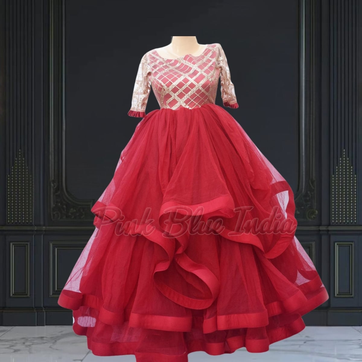 Wedding gown for teenage girl elegant party wear special occasion outfit