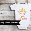 Baby girl announcement onesie, cute milestone outfit, gift-ready
