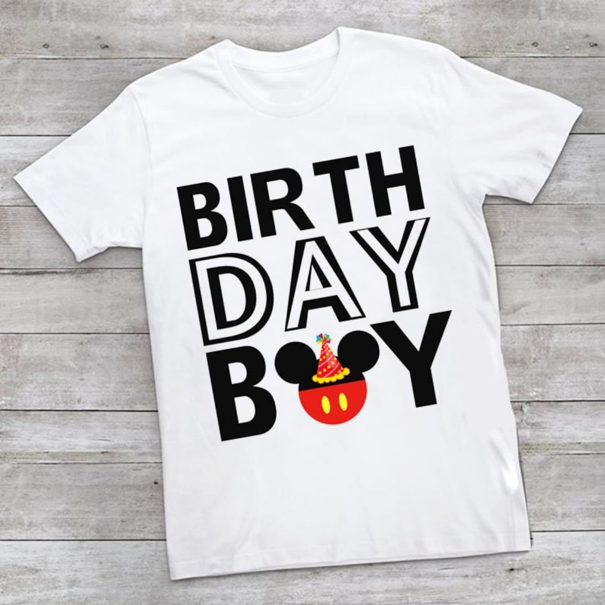 Disney Mickey Mouse birthday t-shirt, kids festive wear