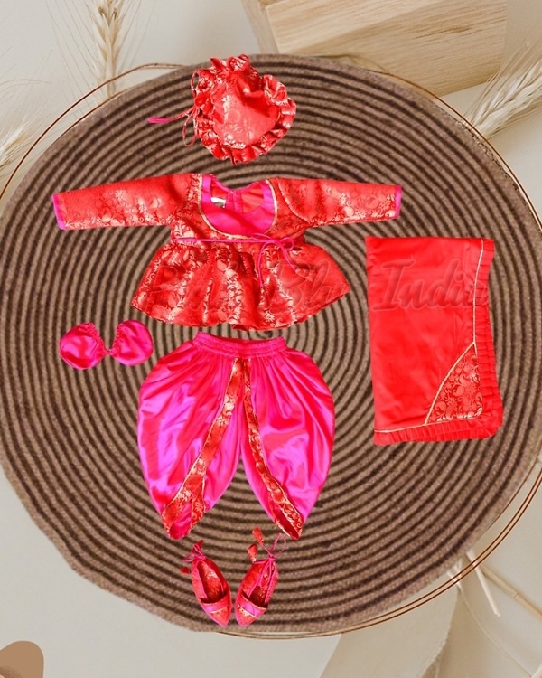 Jamna set for newborn baby boy soft comfortable daily wear traditional outfit