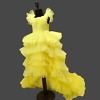Girls long train dress, elegant wedding or party outfit