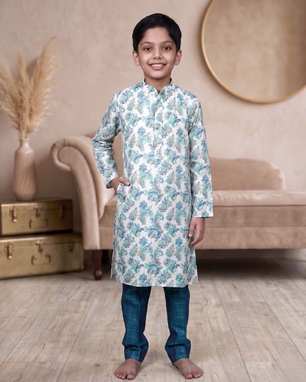 Kids Green Kurta Pajama: Shop Green Baby Boy Kurta Pajama